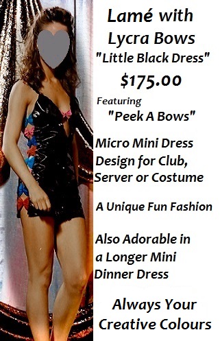 Little Black Dress with Bows